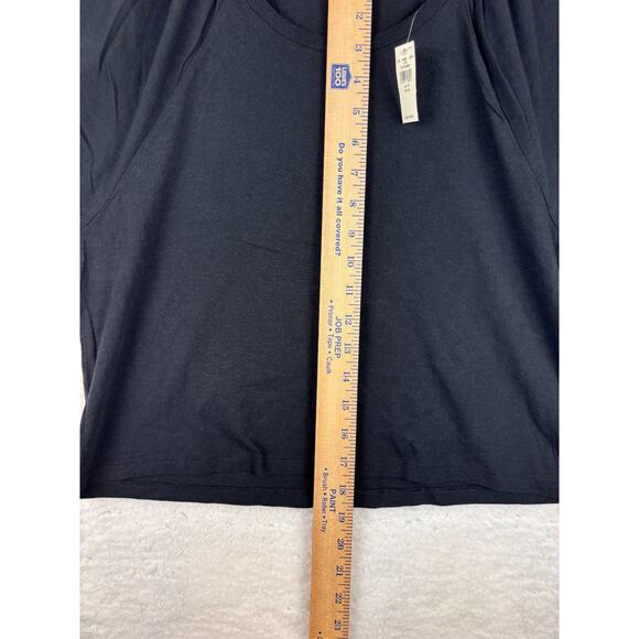 Aerie Black Puff Sleeve Crop Top | XS | 100% Cotton | NWT | Soft Grunge Aestheti - Picture 4 of 6